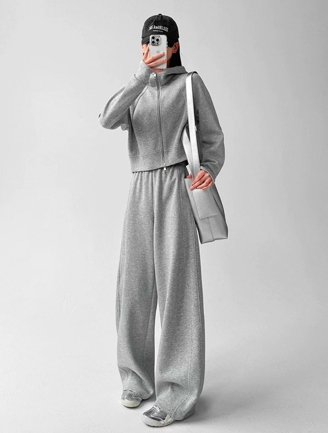 Ribquinn Urban Luxe Zip-Up Lounge Set