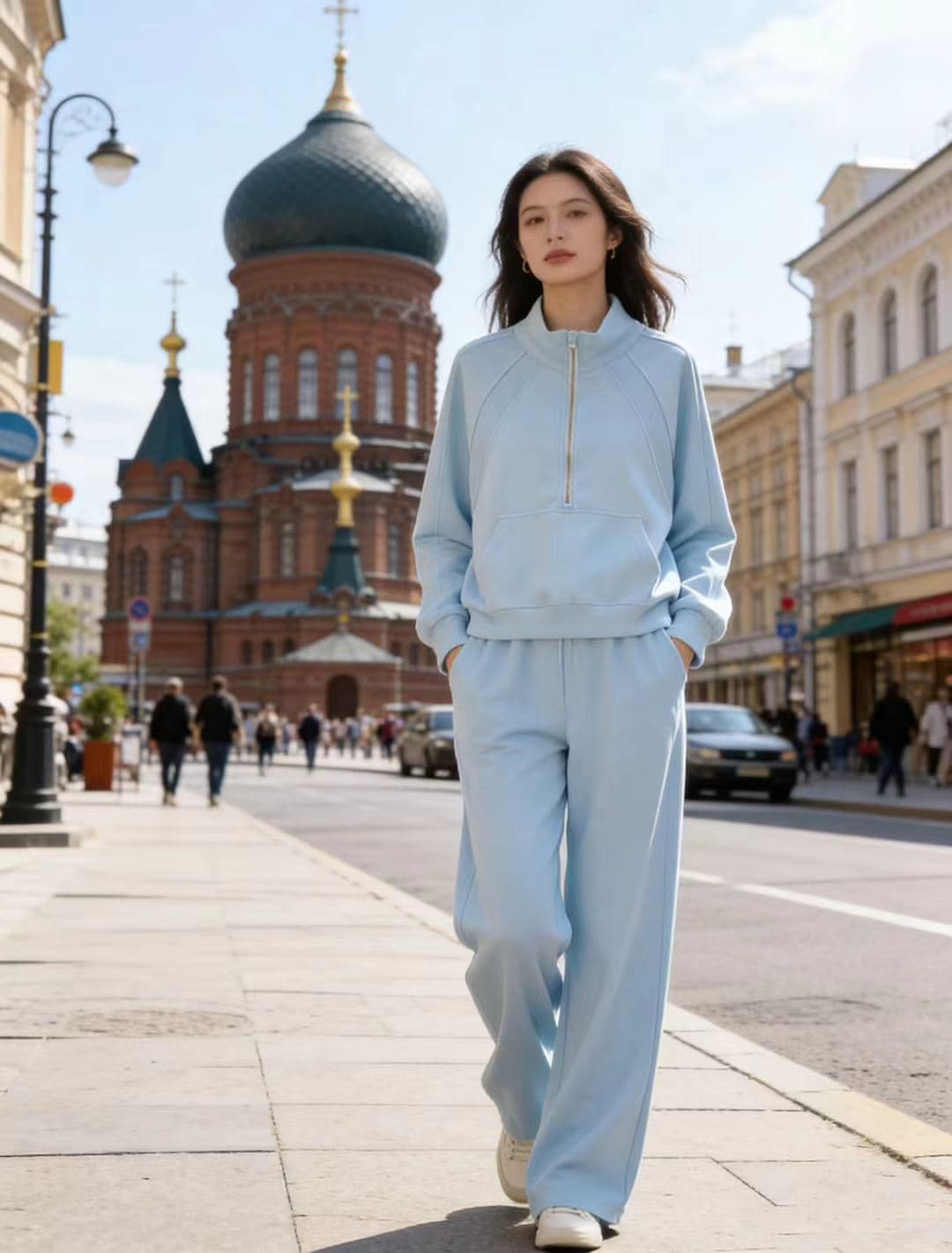 Ribquinn Urban Luxe Zip-Up Lounge Set