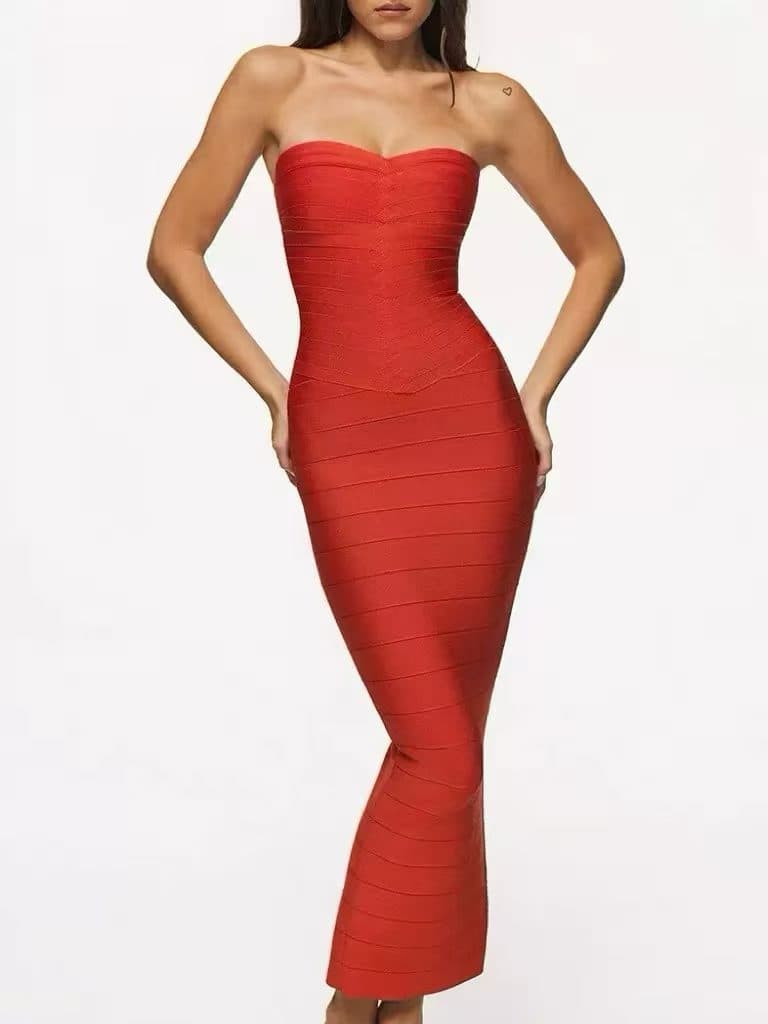 Glamour Bandage Midi Dress