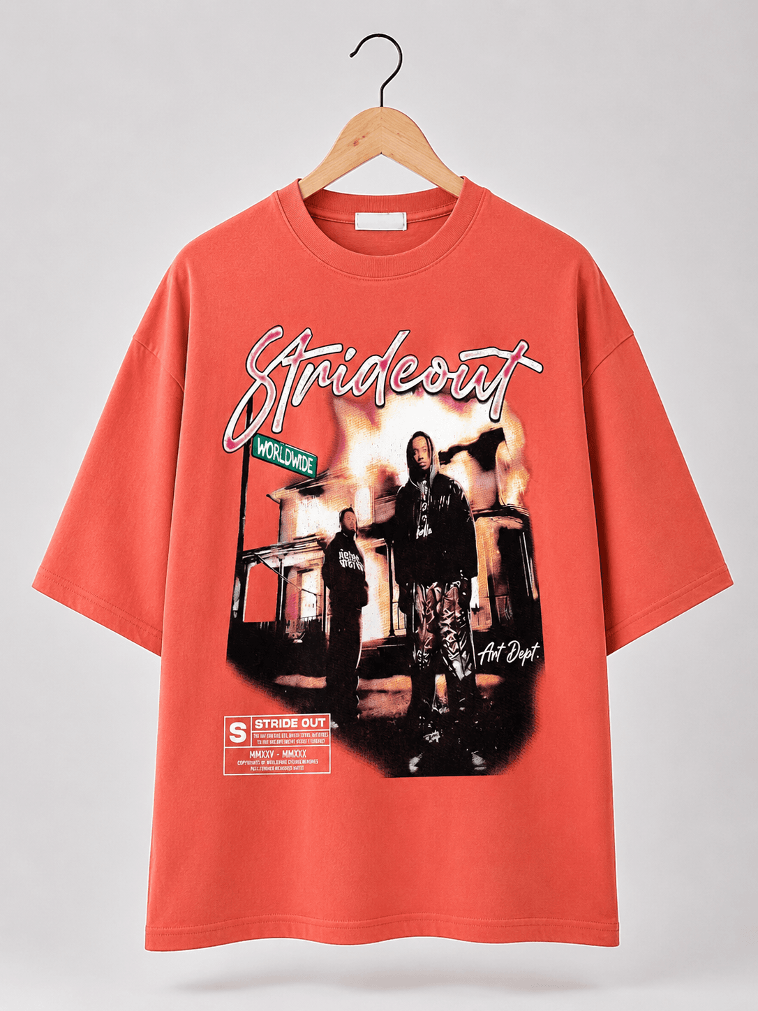Ribquinn Graphic Oversized T-Shirt